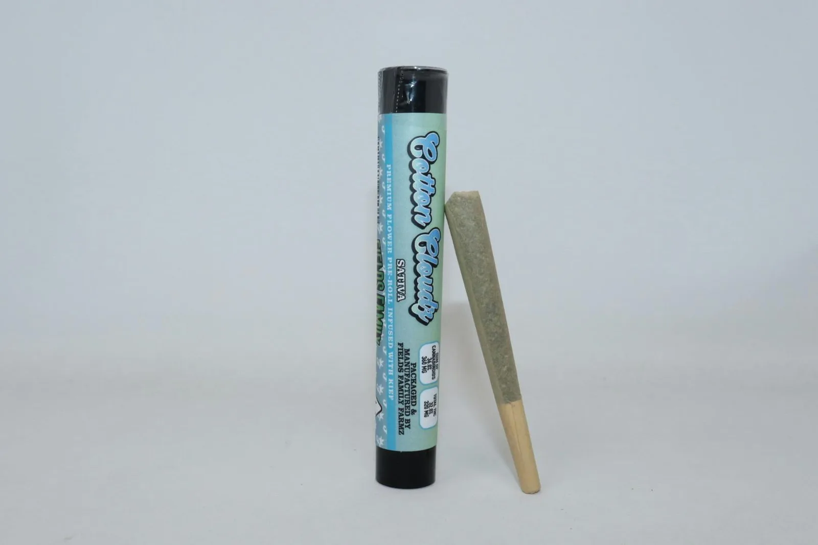 Cotton Cloudz 1g Kief Infused Single Pre Roll