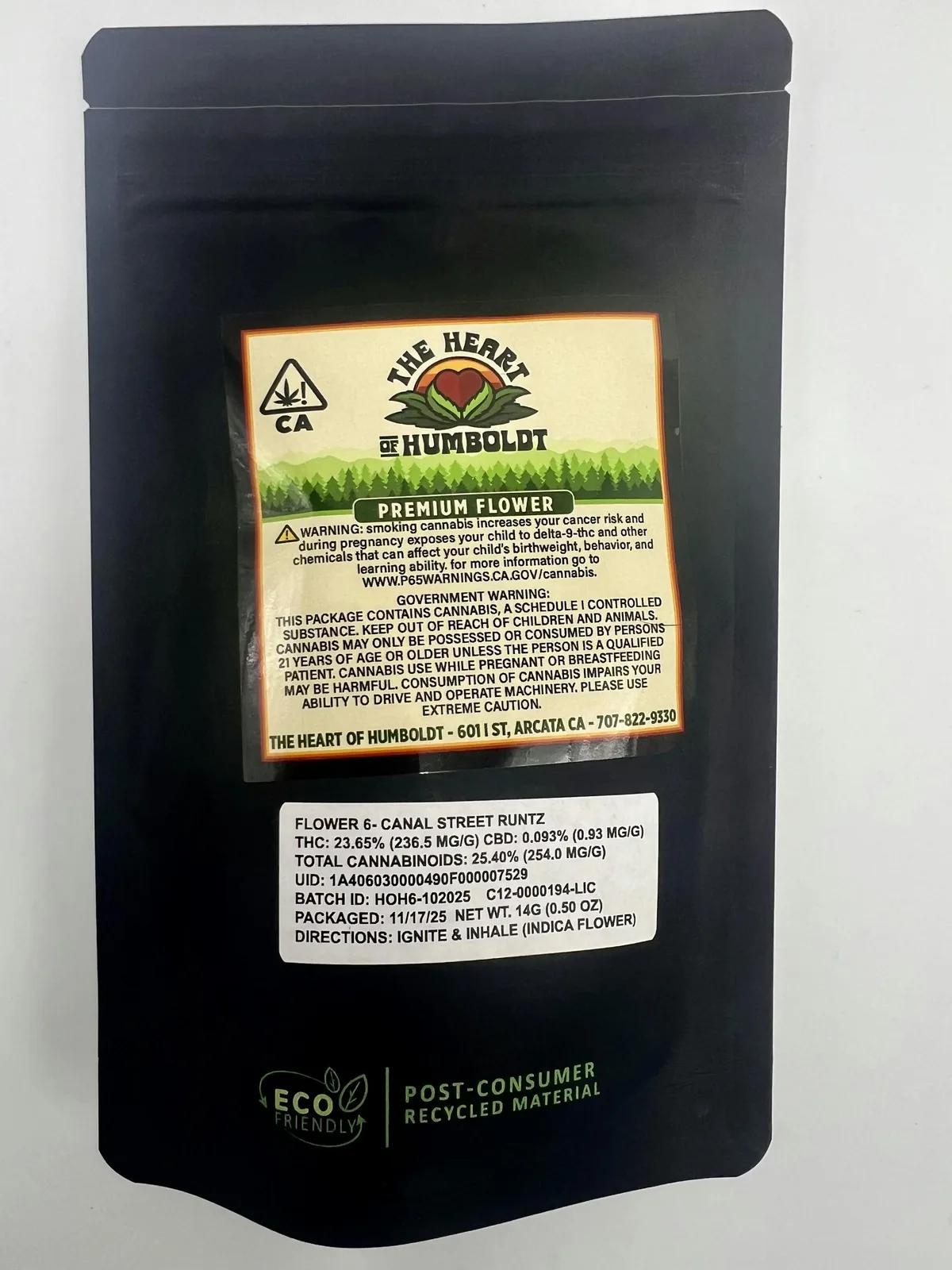 Canal Street Runtz 1/2oz Flower by Heart of Humboldt