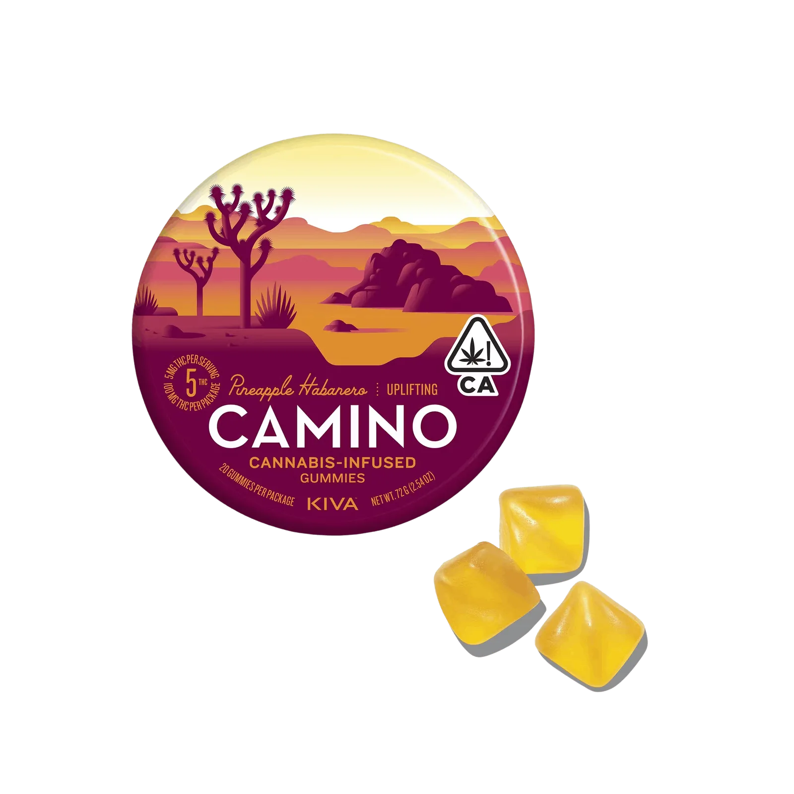 100mg Pineapple Habanero Gummies