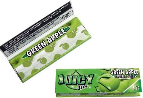 JUICY JAY'S - GREEN APPLE PAPERS 1 1/4 SIZE