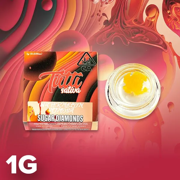 Tutti - 1g - Live Sugar Diamonds - Sativa - Watermelon Mimosa