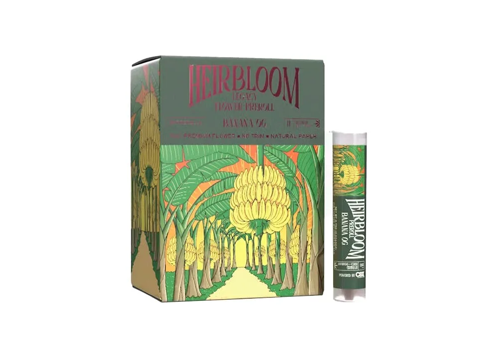 Heirbloom - Premium Flower - Banana OG - .75g Pre-Roll