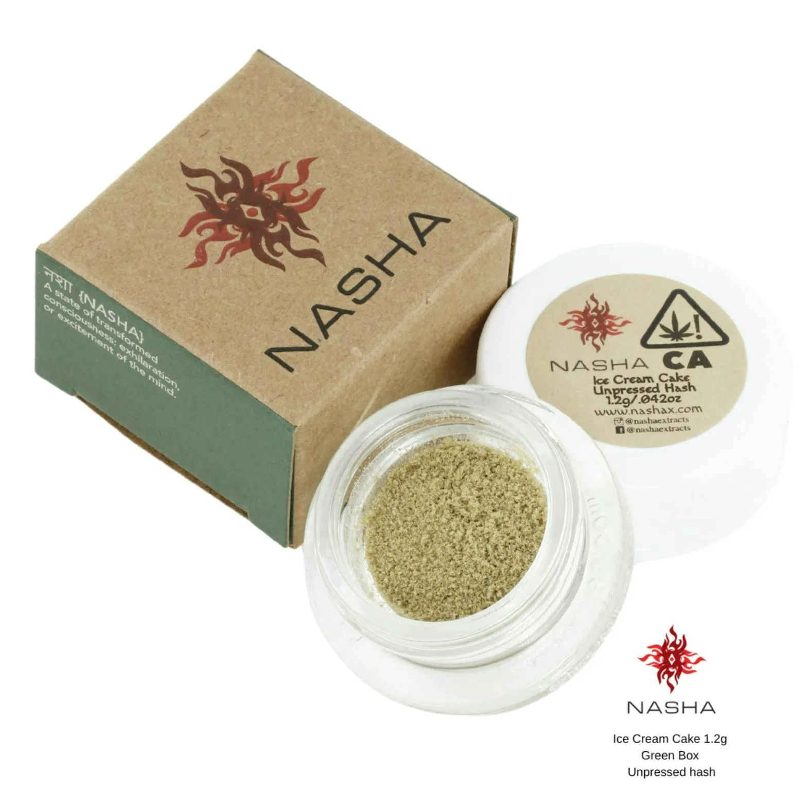 Nasha - Ice Cream Cake Bubble Hash (1.2g)