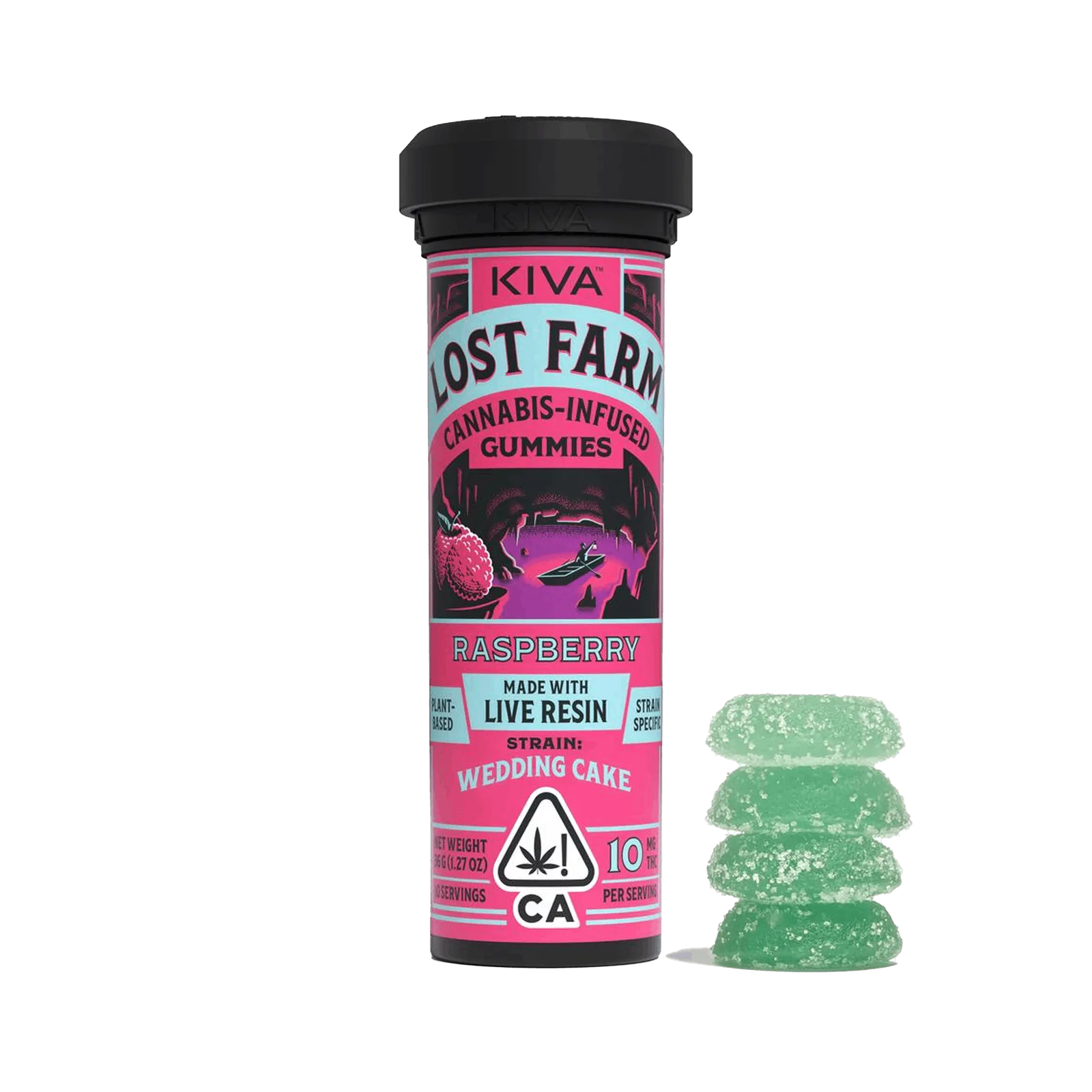 Lost Farm Raspberry "Wedding Cake" Gummies - 10 Gummies
