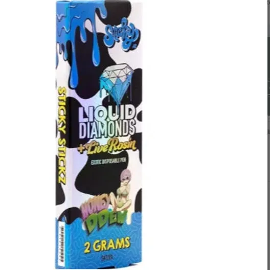 Sticky Stickz; Crushed Diamonds + Live Rosin 2g Disposable Pen - Honey Dew (S)