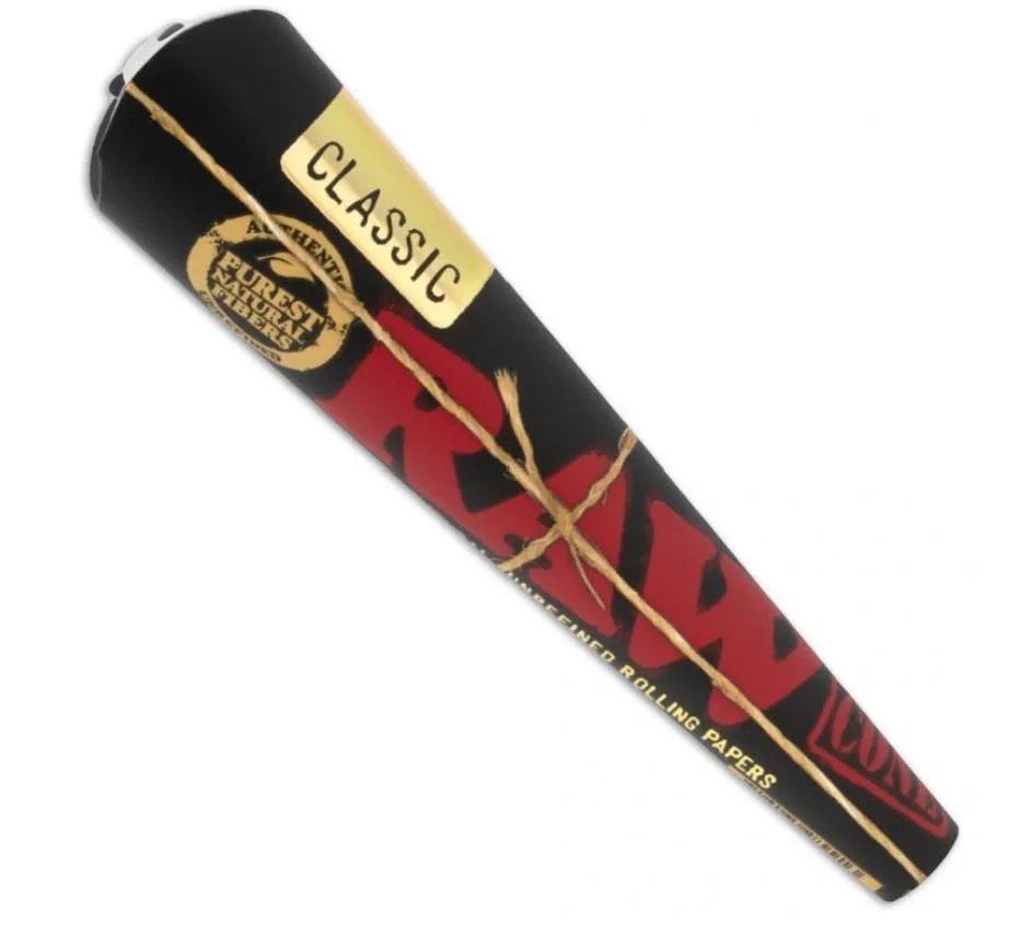 RAW Cone Black 3PK King Size