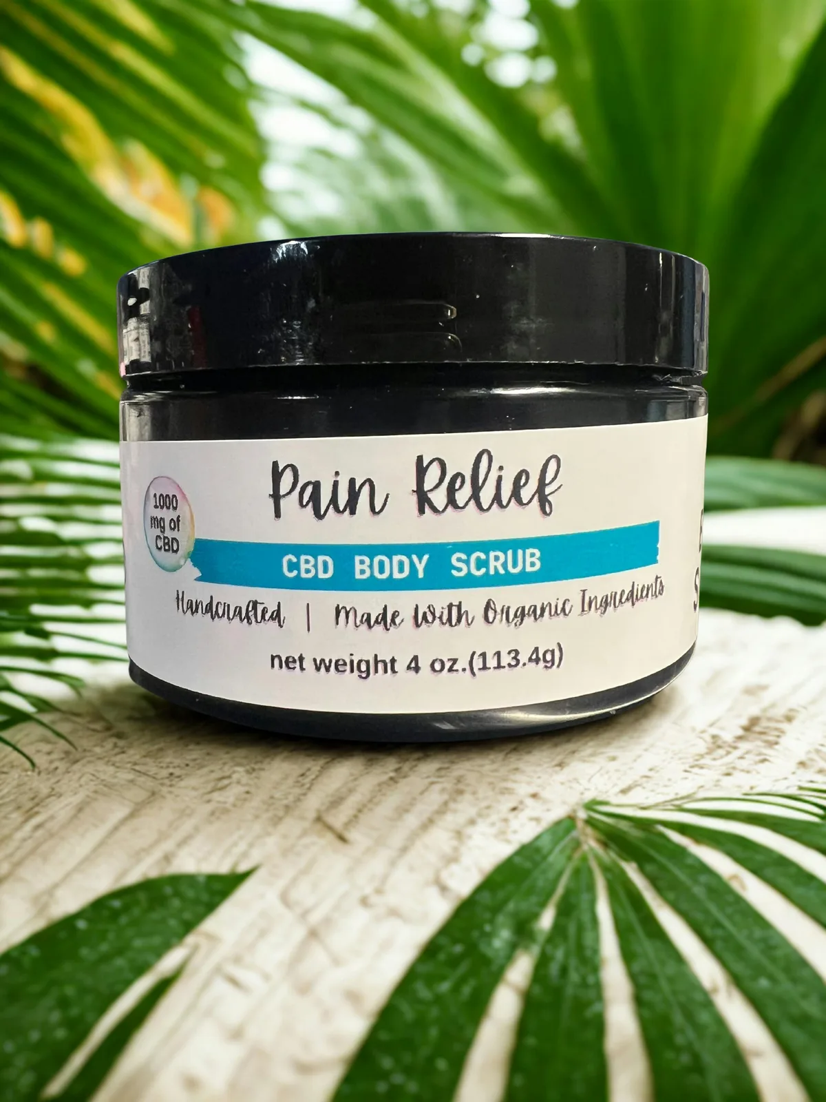 Pain Relief CBD Body Scrub 1000mg (4oz)