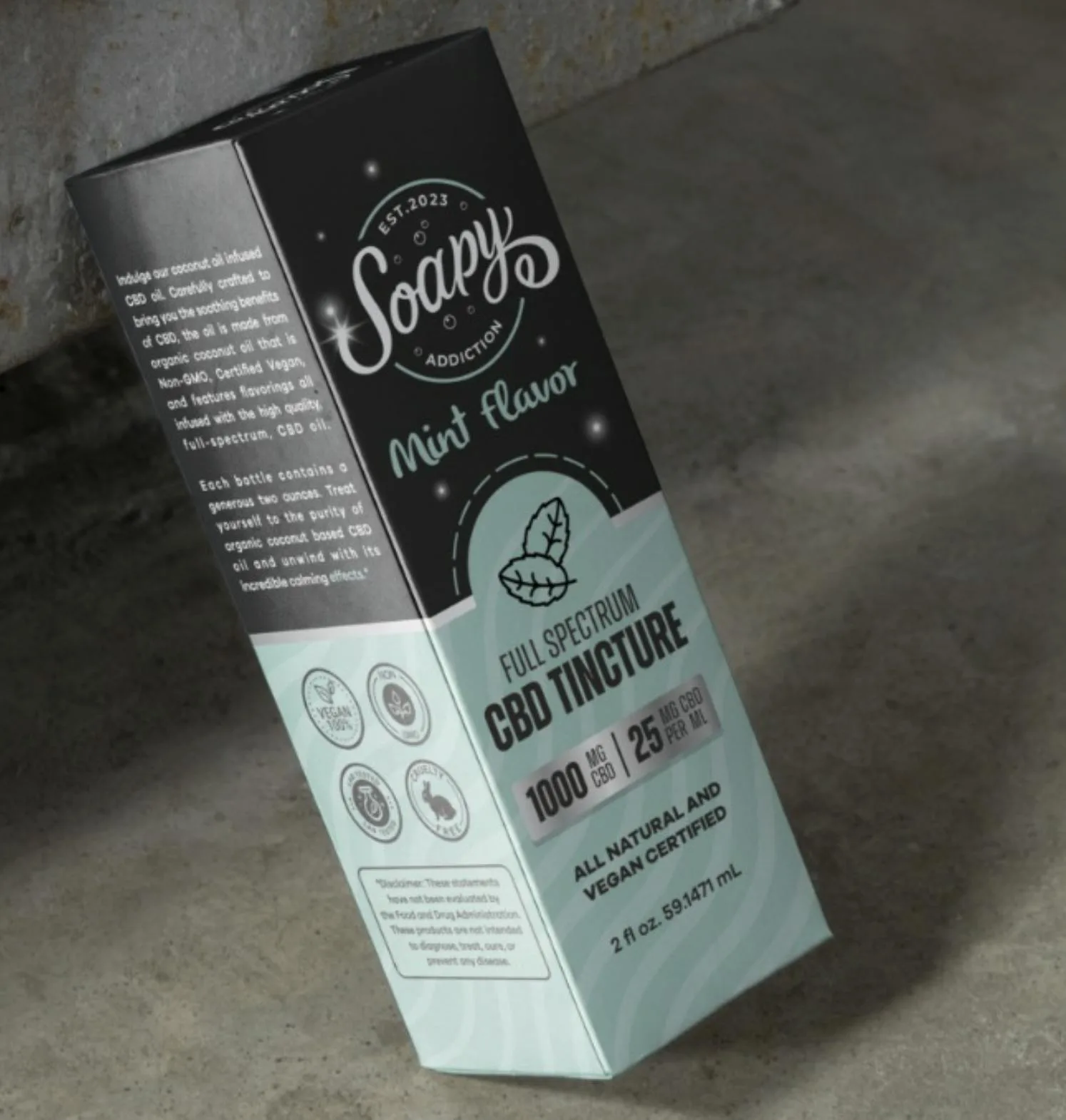 CBD Tincture 2500mg- Mint