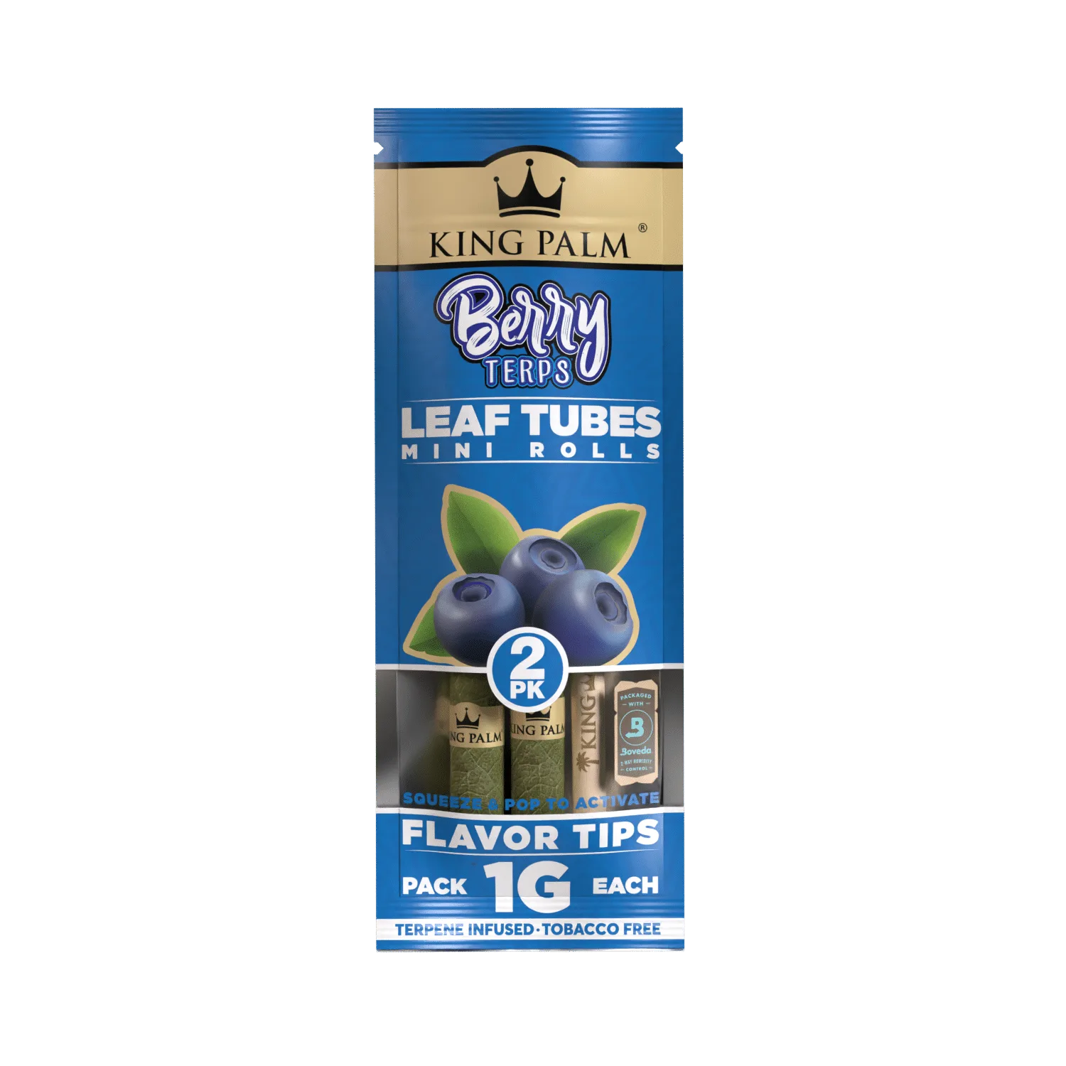 KING PALM - LEAF WRAPS - BERRY TERPS