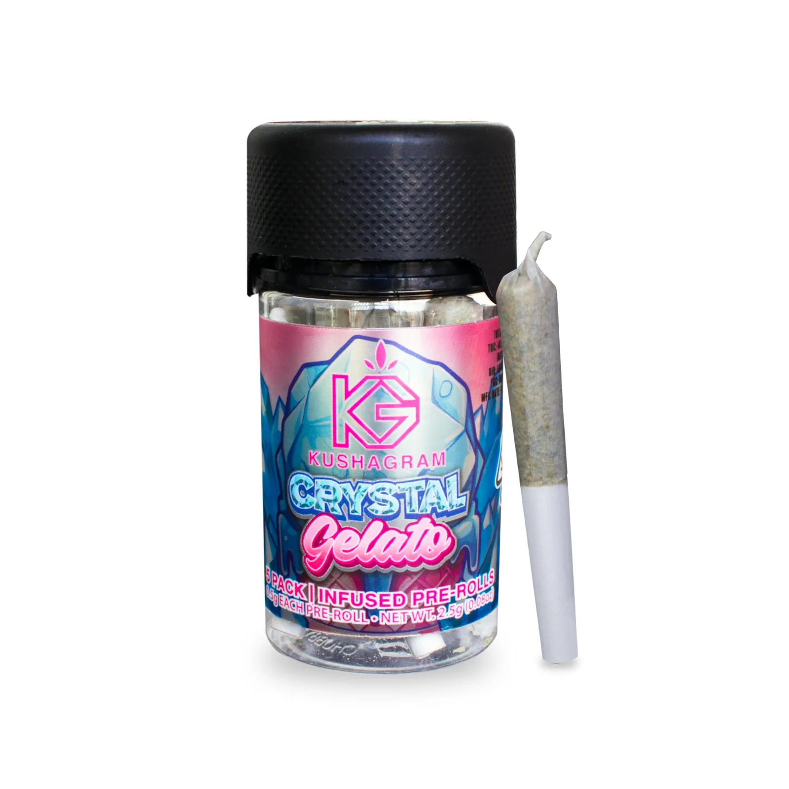 Kushagram - Crystal Gelato 5pk Infused Pre Rolls 3.5g - 3.5 g