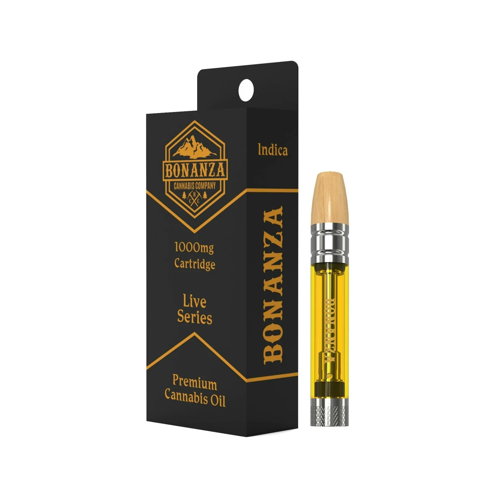 BONANZA - LONDON POUNDCAKE - 1G LIVE RESIN CART - INDICA
