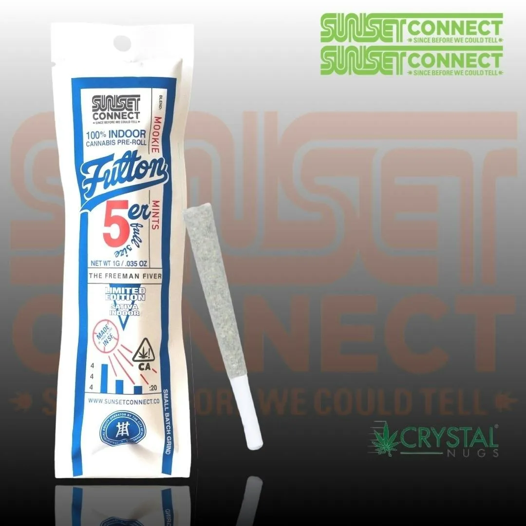 Sunset Connect - Mookie Mints Preroll - [1g] Sativa