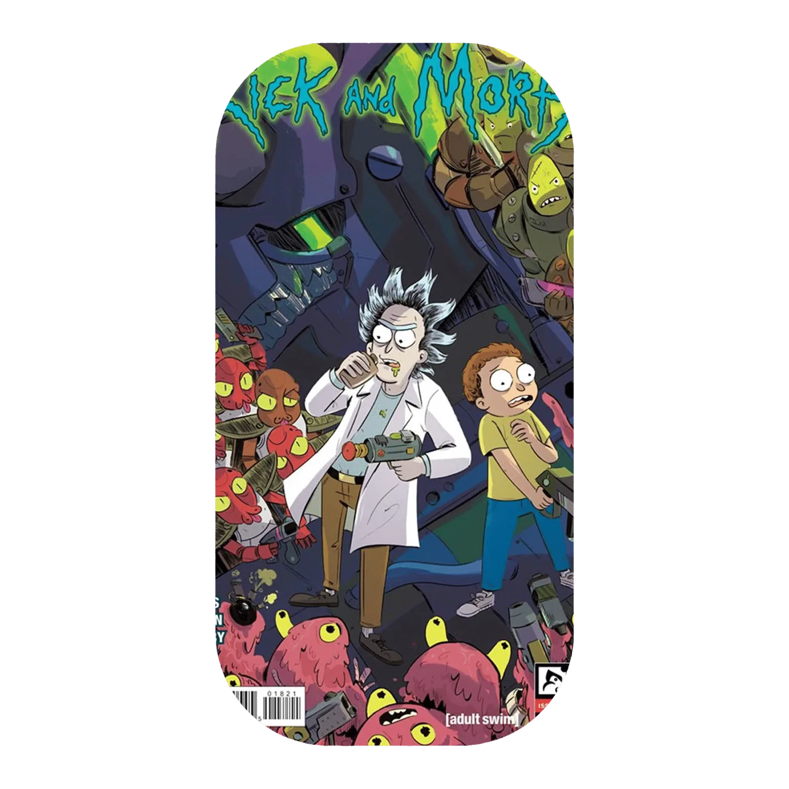 Backwoods - Rick and Morty Rolling Tray Cover - Comic Series