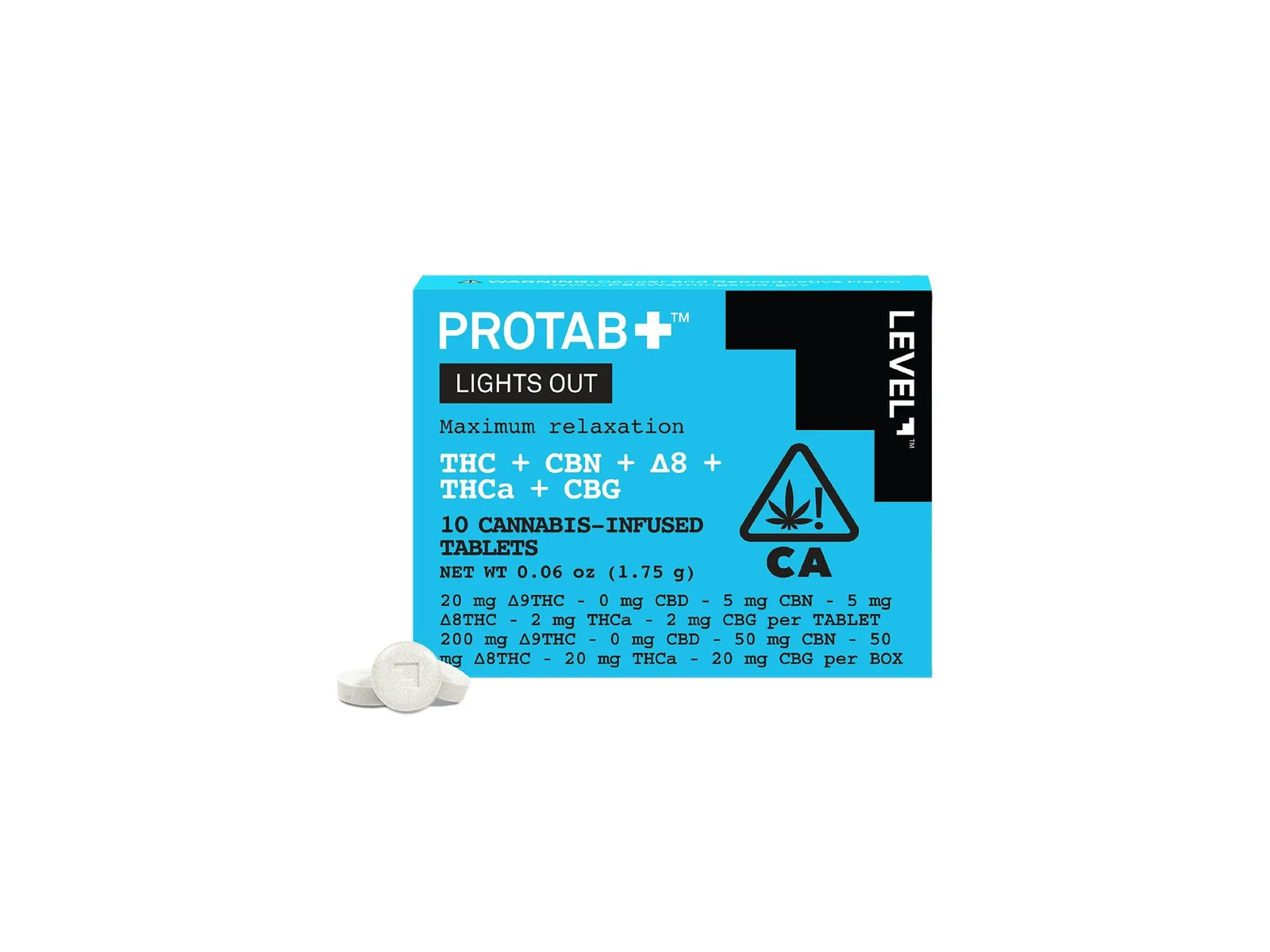 Level Protab Lights Out 100mg