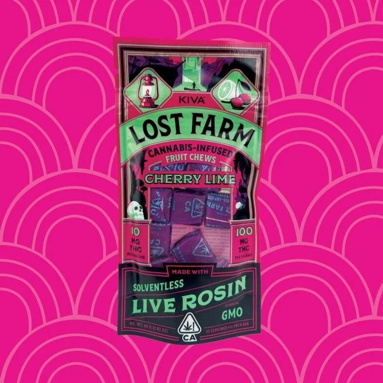 [Lost Farm] Live Rosin Chews - 100mg - Cherry Lime GMO (I)