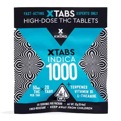 XTabs - Indica 1000mg THC
