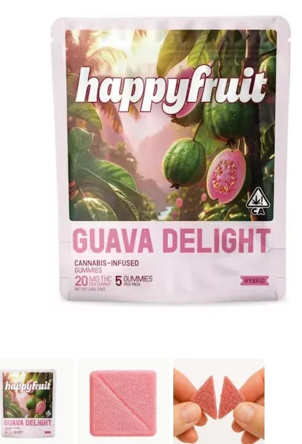 Happy Fruit - Edible - Guava Delight - 100mg