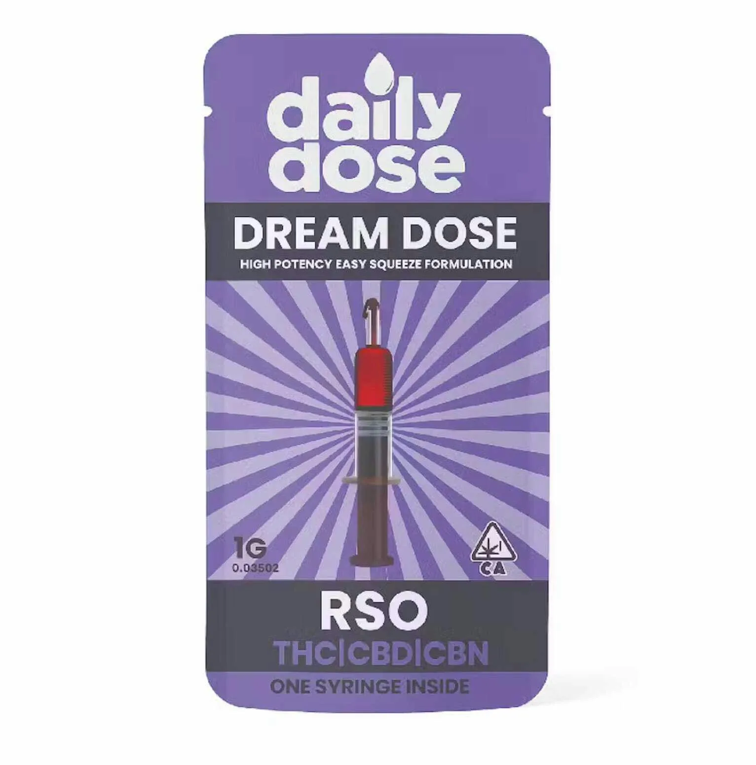 Daily Dose - Dream Dose – RSO – 1g - 1 gram