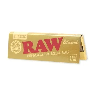 Raw- Classic Ethereal Phenomenally Thin Rolling Paper 1 1/4