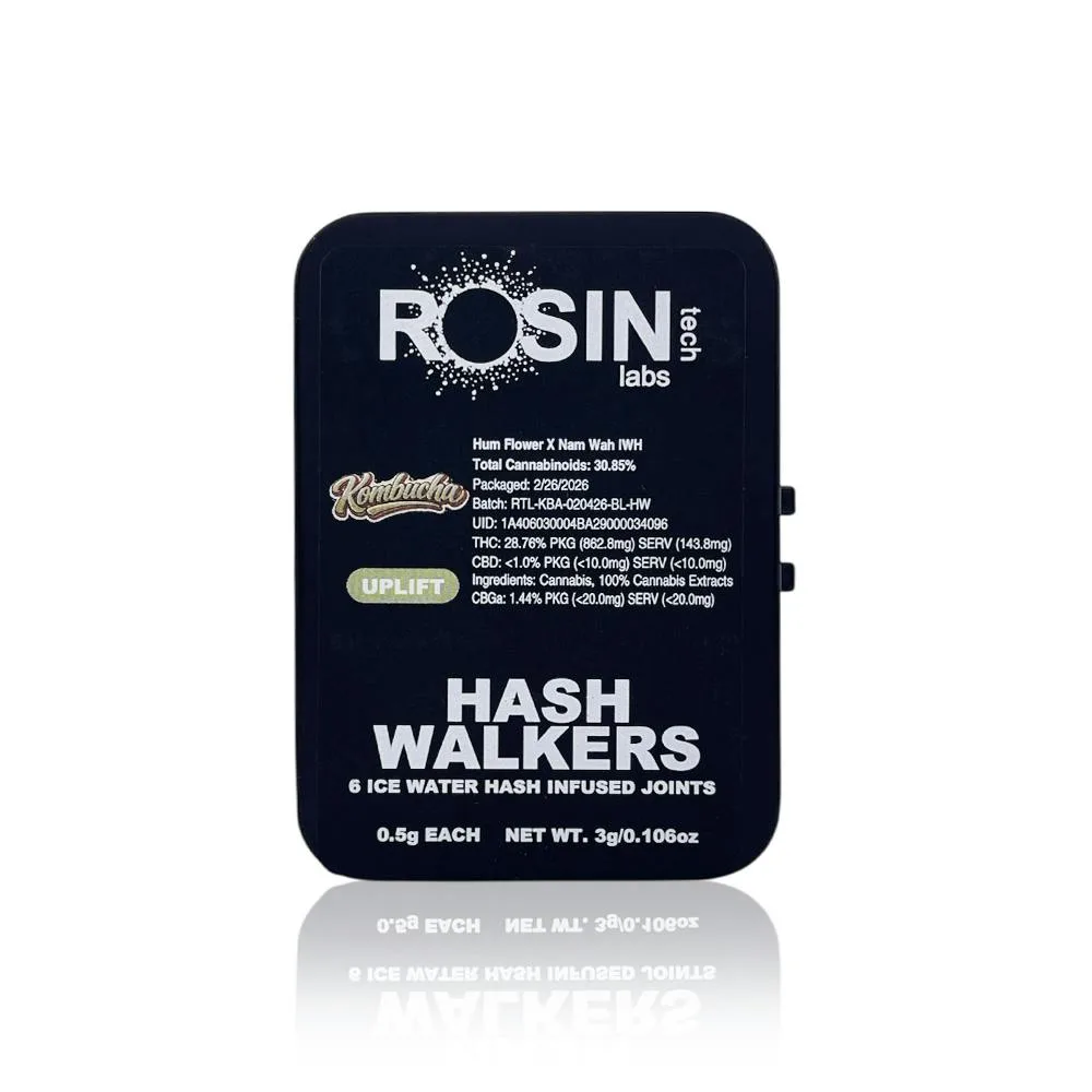 ROSINTECH - Infused Preroll - Kombucha - Hash Walkers - 3G
