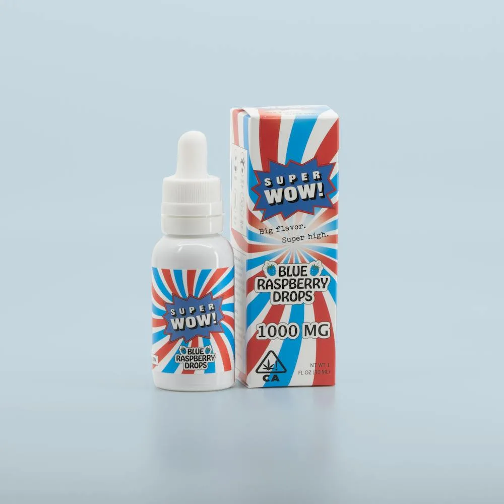 Super Wow | Blue Raspberry Drops (30ml)