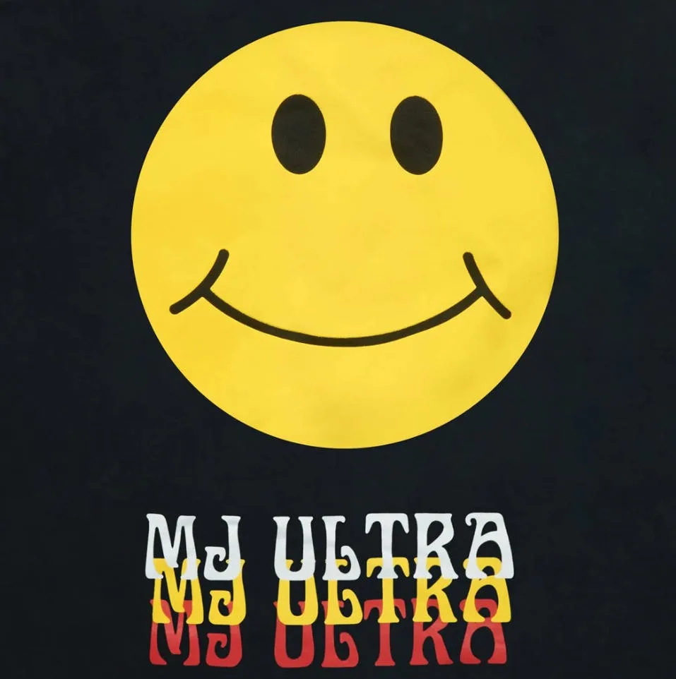 MJ ULTRA - HAPPY DAZE BLACK HOODIE - X LARGE