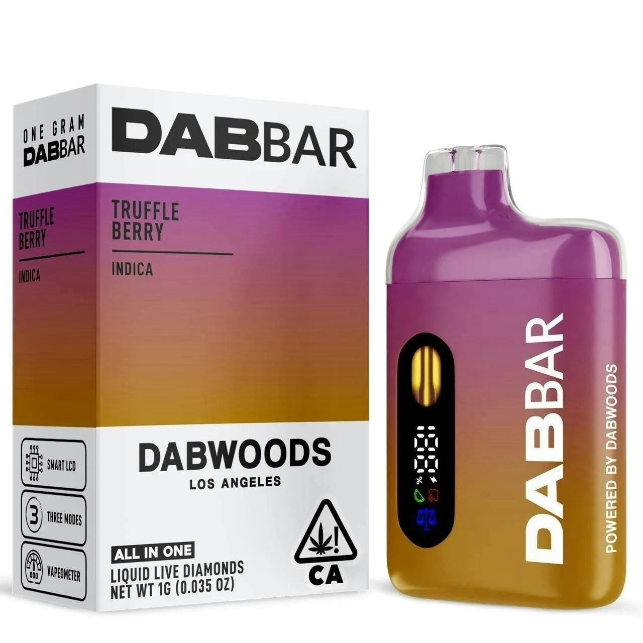 DabWoods- Tangie DabBar Liquid Live Diamonds AIO 1g (S)