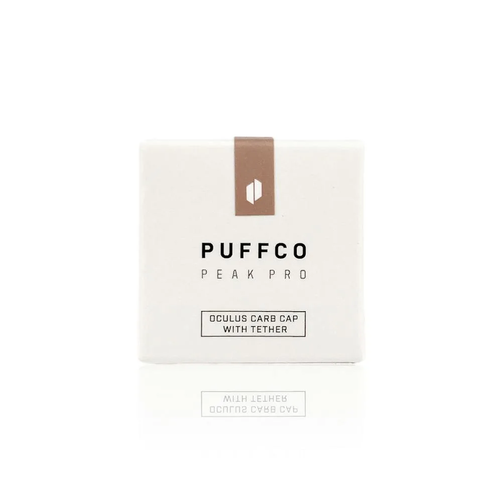 PUFFCO - Glass - Peak Pro Oculus Carb Cap With Tether - Desert
