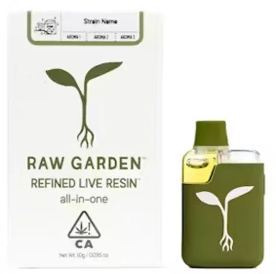 RAW GARDEN: Strawberry Mojito 1g Live Resin AIO (S)
