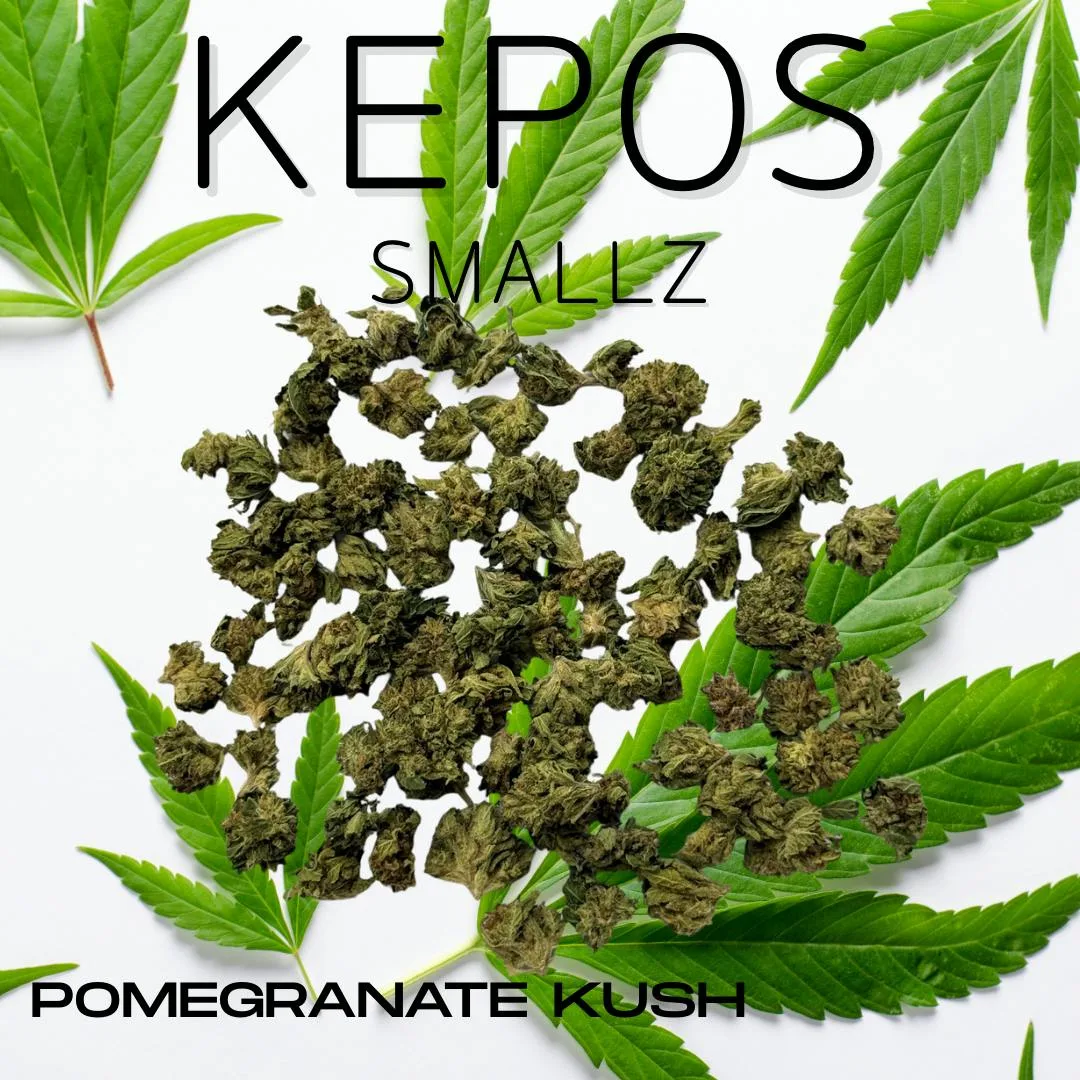 Kepos - Pomegranate Kush 28G - PREMIUM FLOWER SMALLS