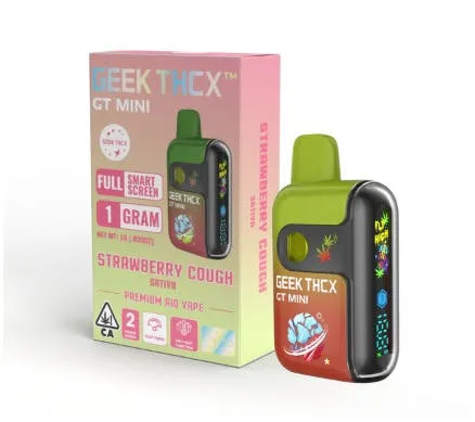 GEEK THCX Strawberry Cough Sativa AIO 1g