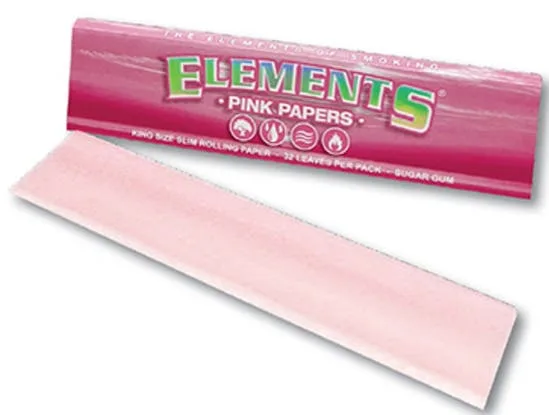ELEMENTS: King Size Slim Pink