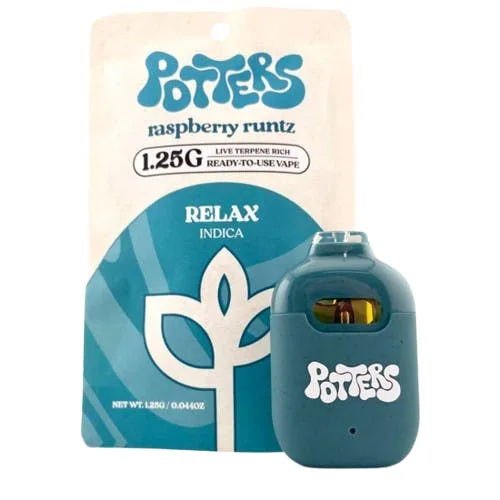 Potters - Raspberry Runtz Live Ready-to-Use Vape - 1.25 g