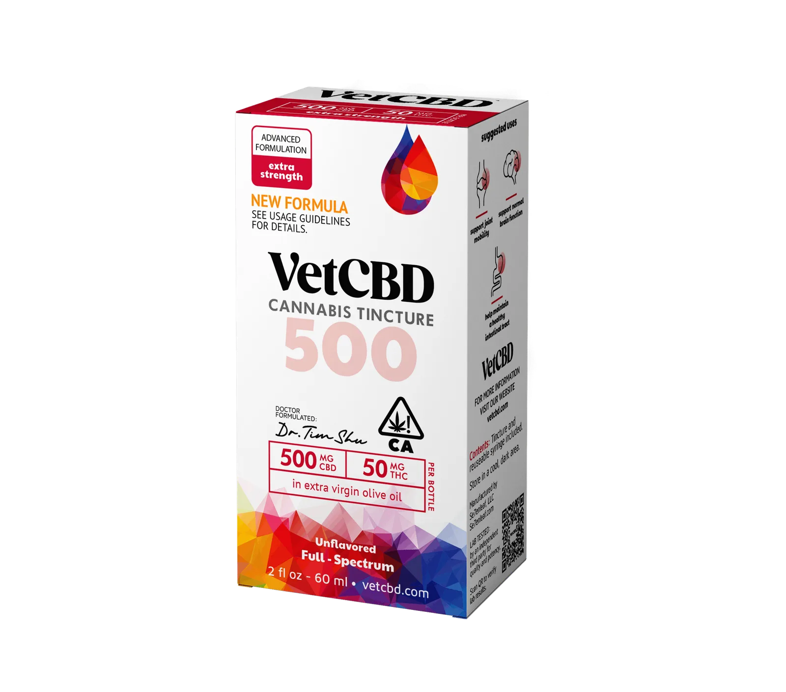 VETCBD - VETCBD Extra Strength 2oz CBD 20:1