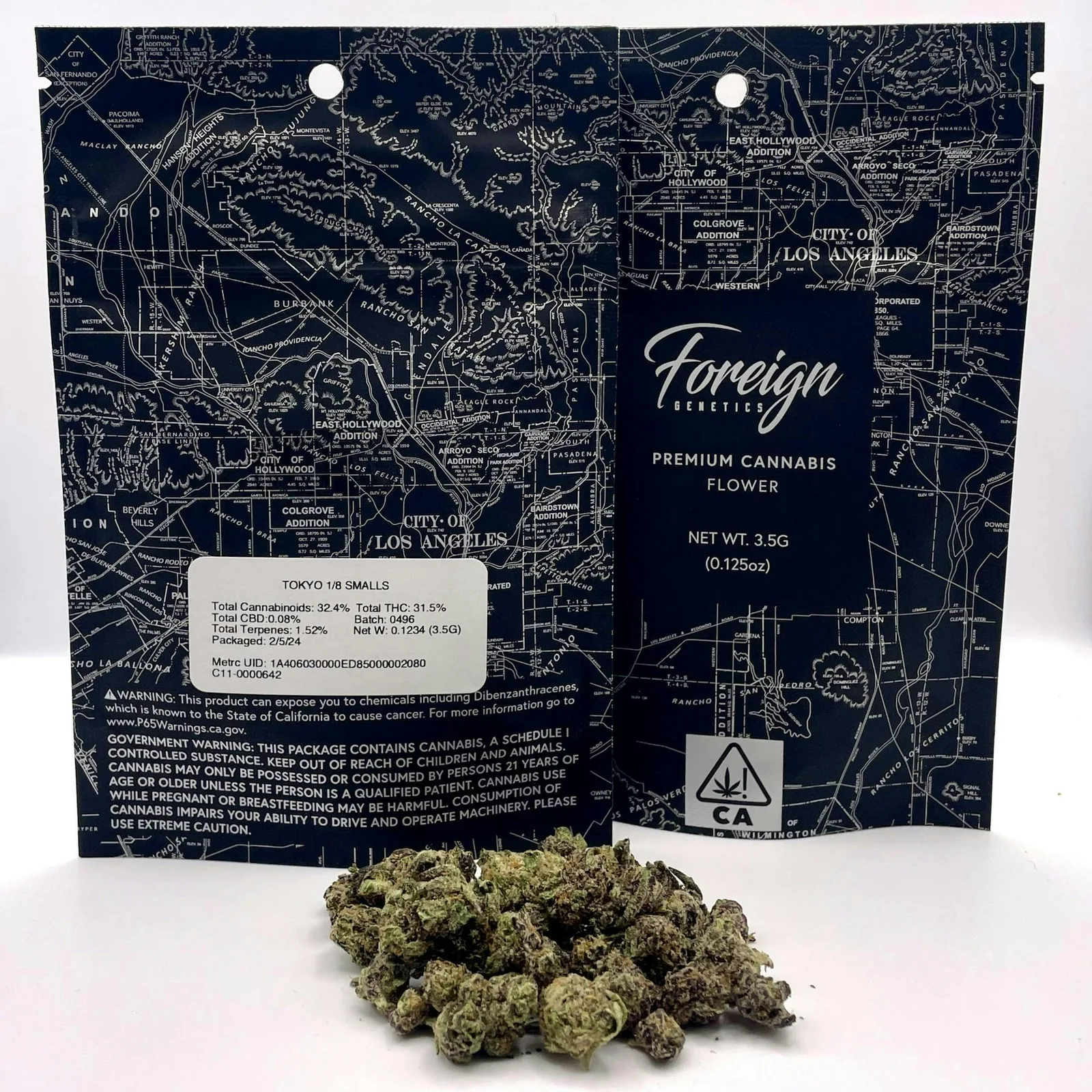 Foreign Genetics - NIGHT MOVES SMALLS 1/8 SMALLS - 3.5 grams
