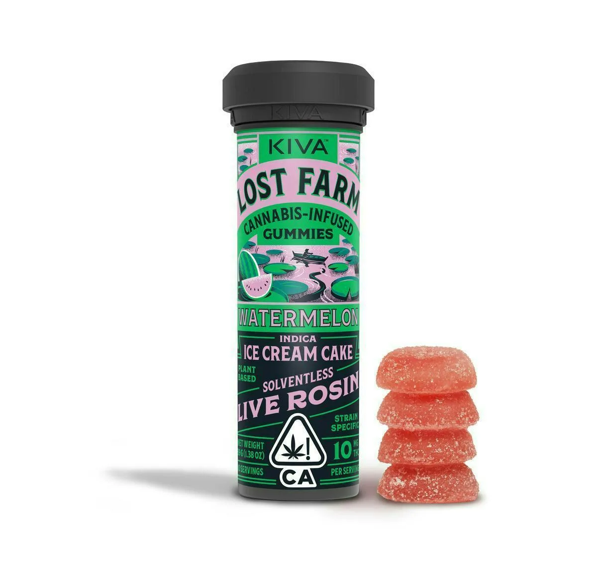 Lost Farm Watermelon Ice Cream Cake 100mg 10pk Gummies