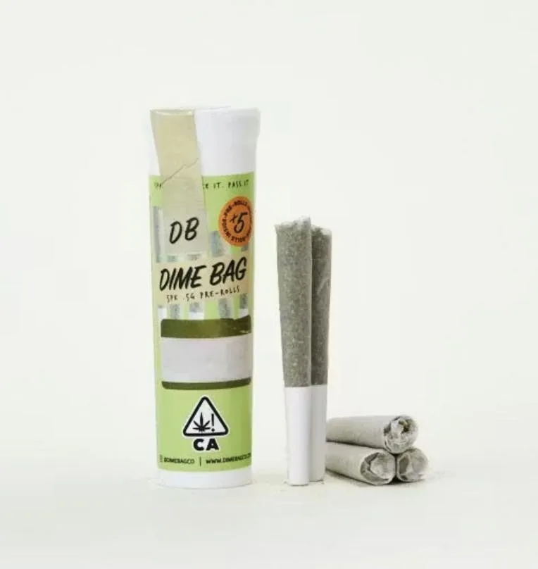 Dime Bag - Pre-Roll 5pk - Red Popz 2.5g