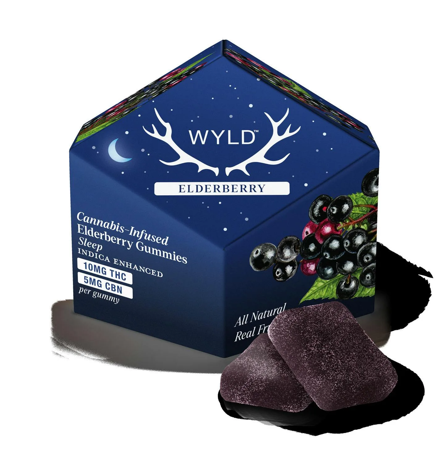 Wyld - Elderberry 2:1 CBN (i) - Gummies