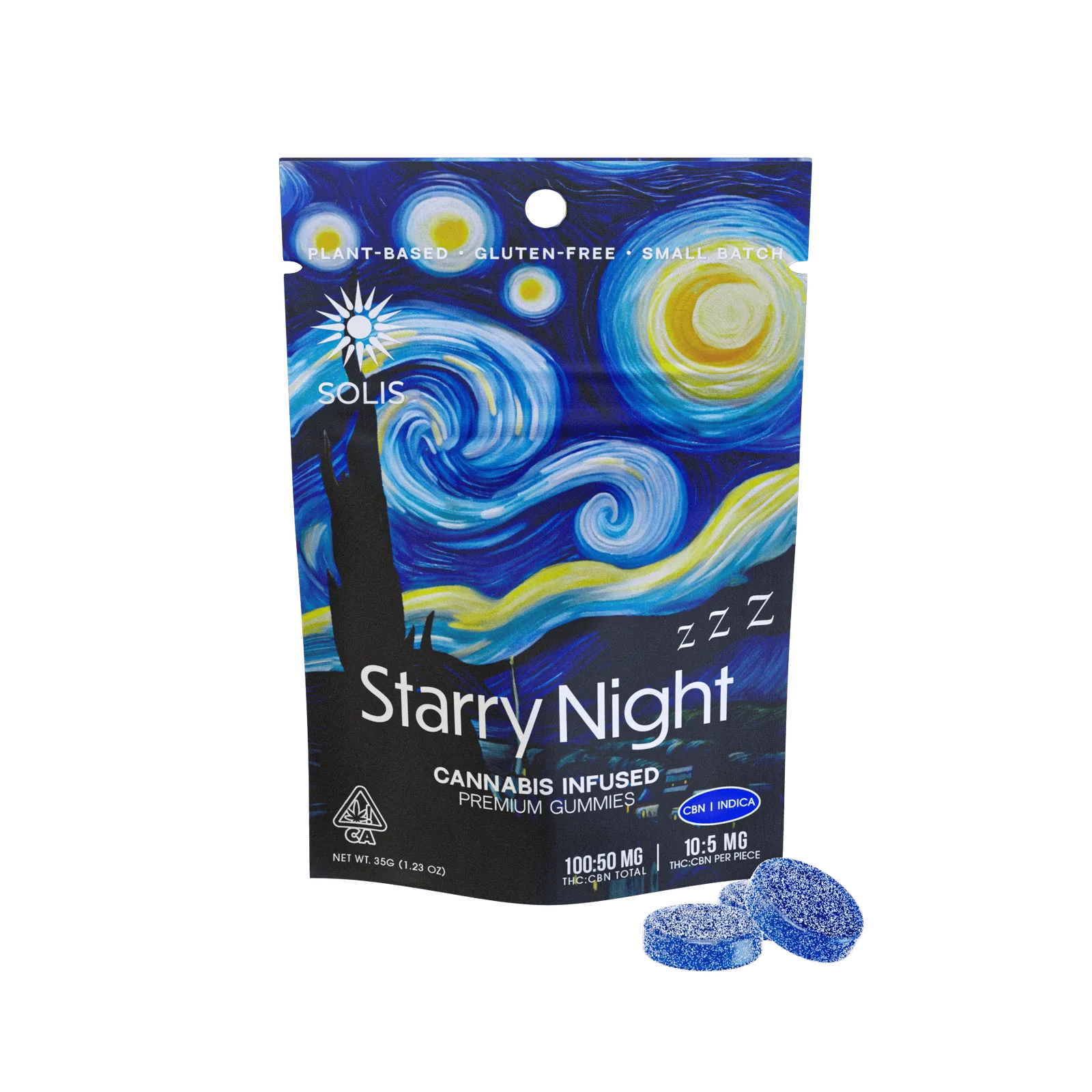 Starry Night | 100mg Sleep Gummies | Indica