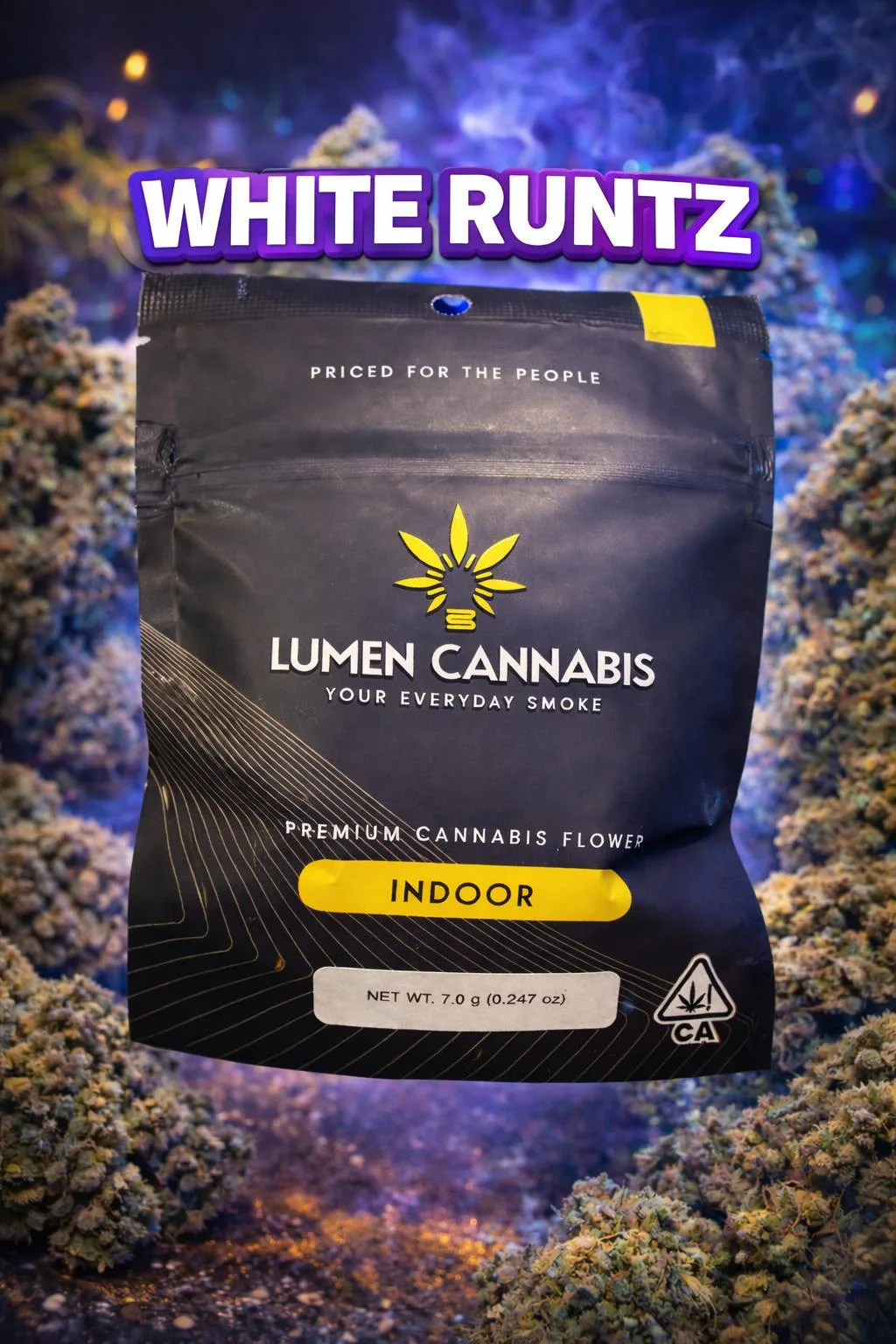 7g Lumen Indoor Smalls - White Runtz 25%
