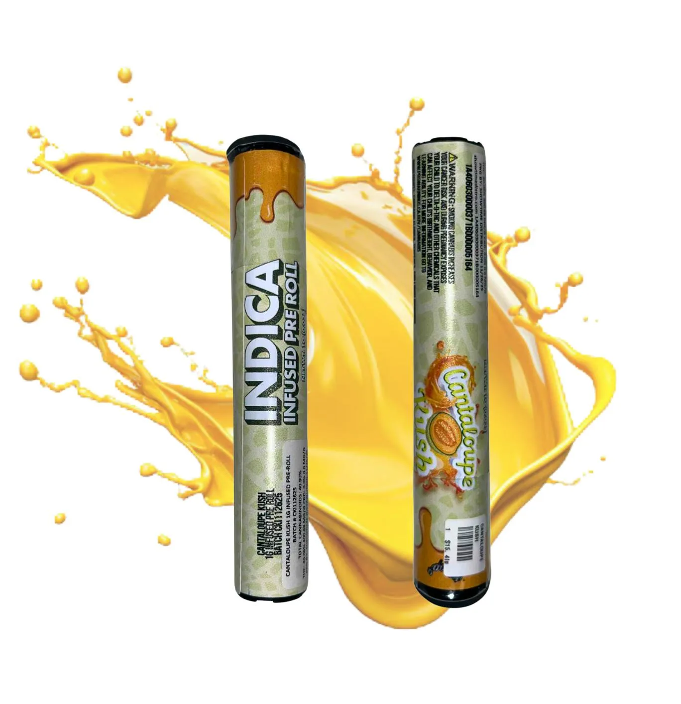 The Drop - Cantaloupe Kush - Infused Preroll 40% (I) 1G
