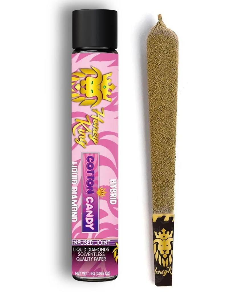Honey King - Cotton CLOUD 1.5G Diamond Infused Pre-roll