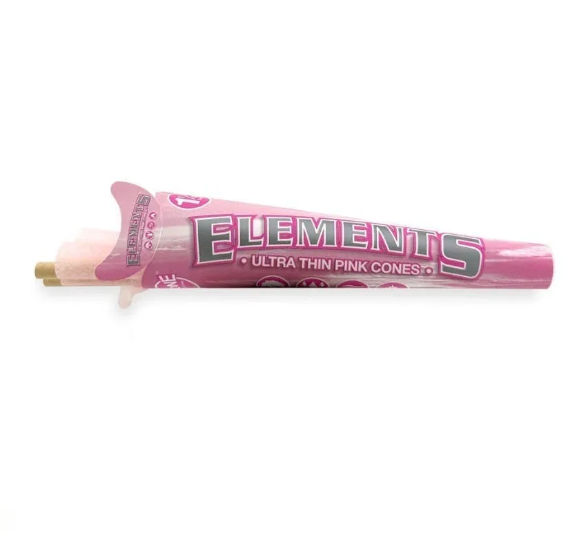 Elements - Ultra Thin Pink Cones 1 1/4