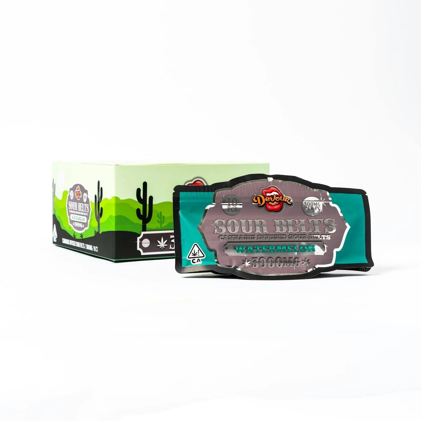 Watermelon sour belts 3000mg