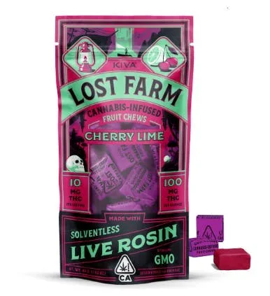 Cherry Lime GMO Rosin Chews | 100mg
