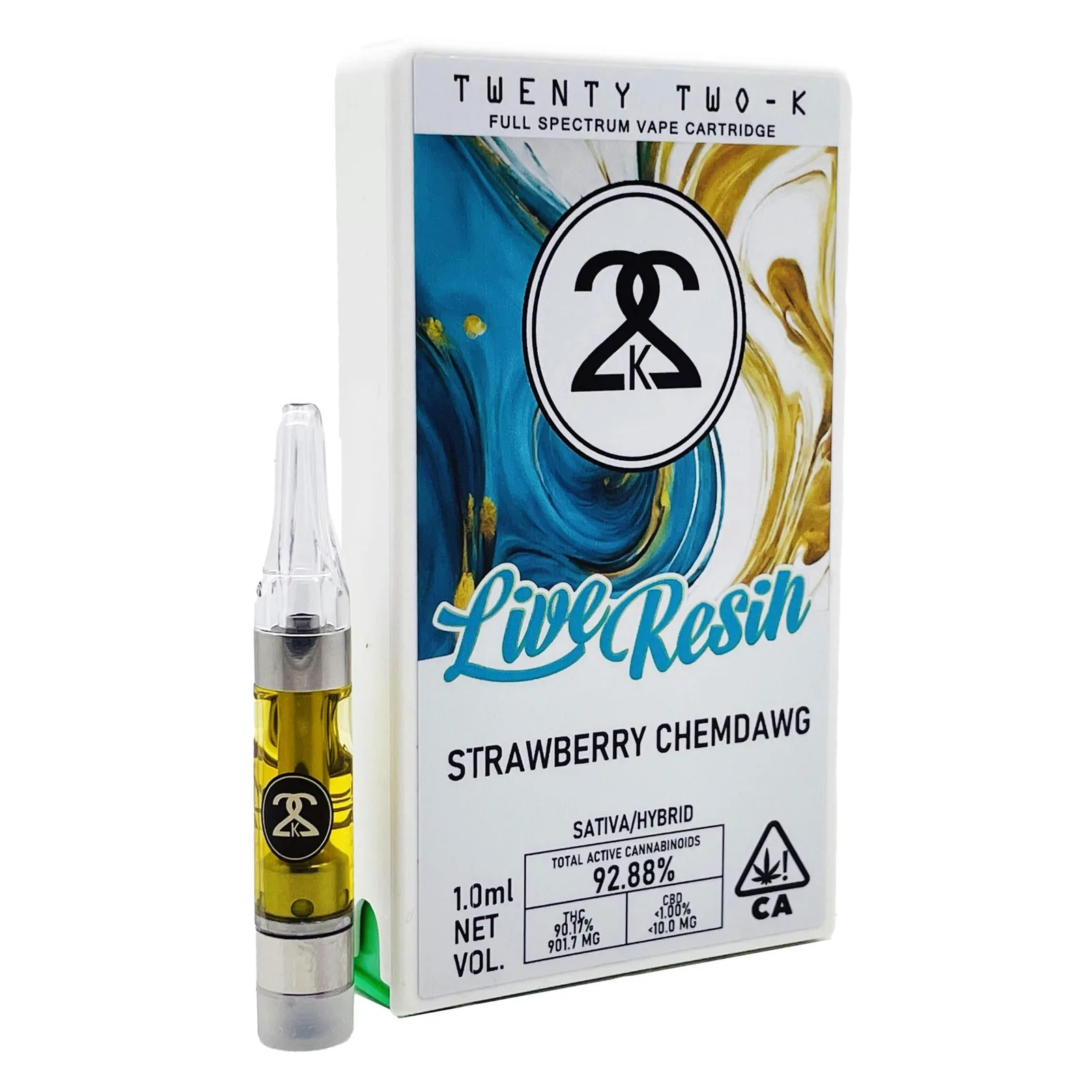 22K - Strawberry Chemdawg - Live Resin - 1.0ml Cartridge