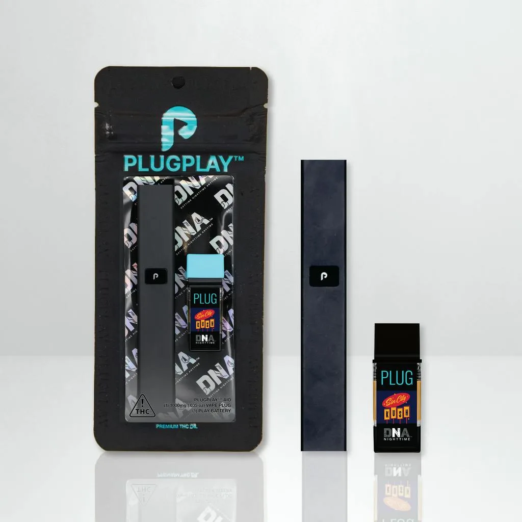 PlugPlay Sin City Kush Disp 1g