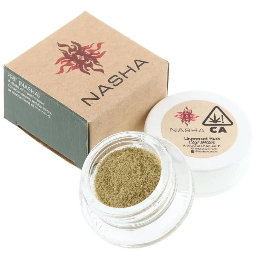 Nasha | Green Label | Unpressed Hash | Gas Berry | H | 1.2g