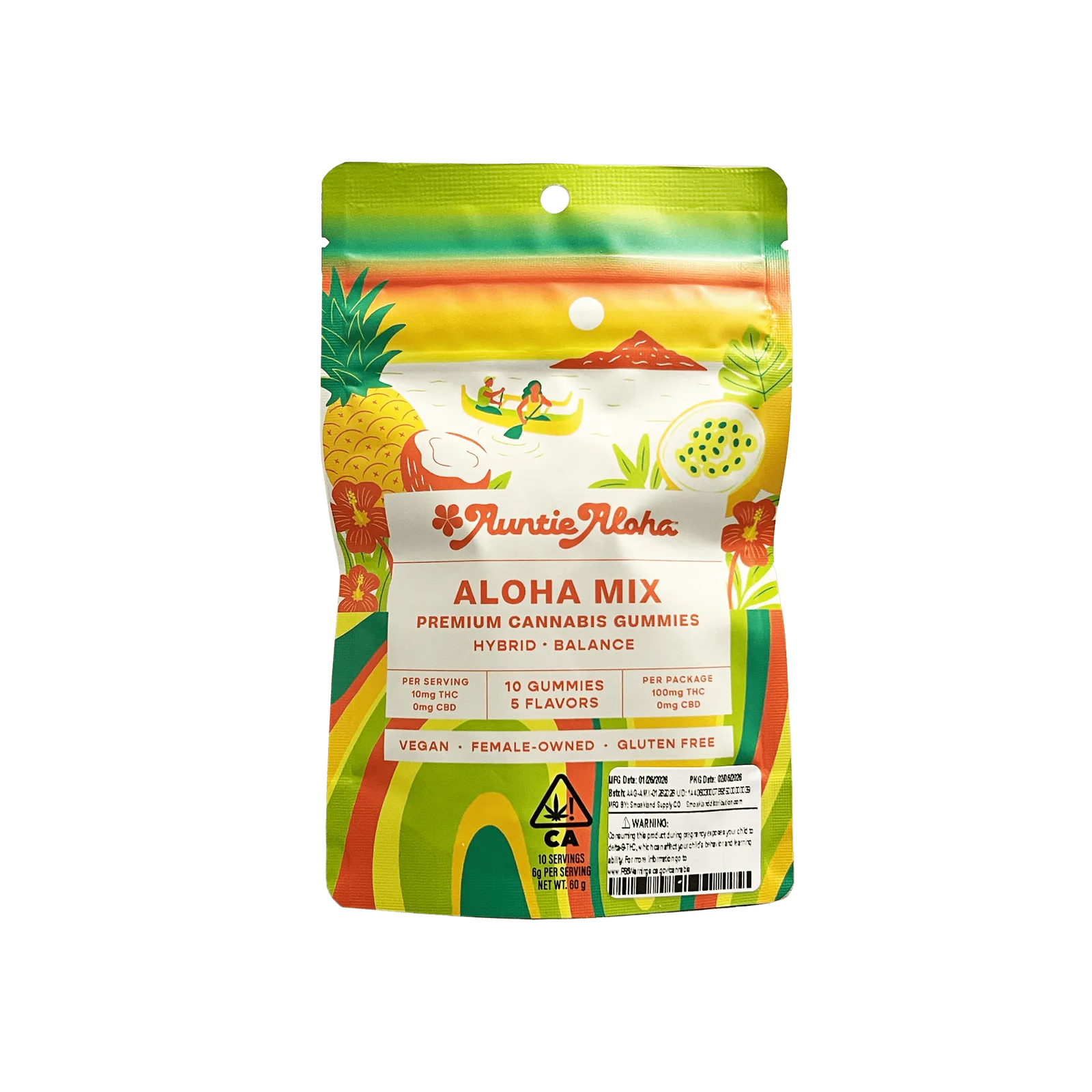 AUNTIE ALOHA - Aloha Mix 10pk - 100mg - Edible