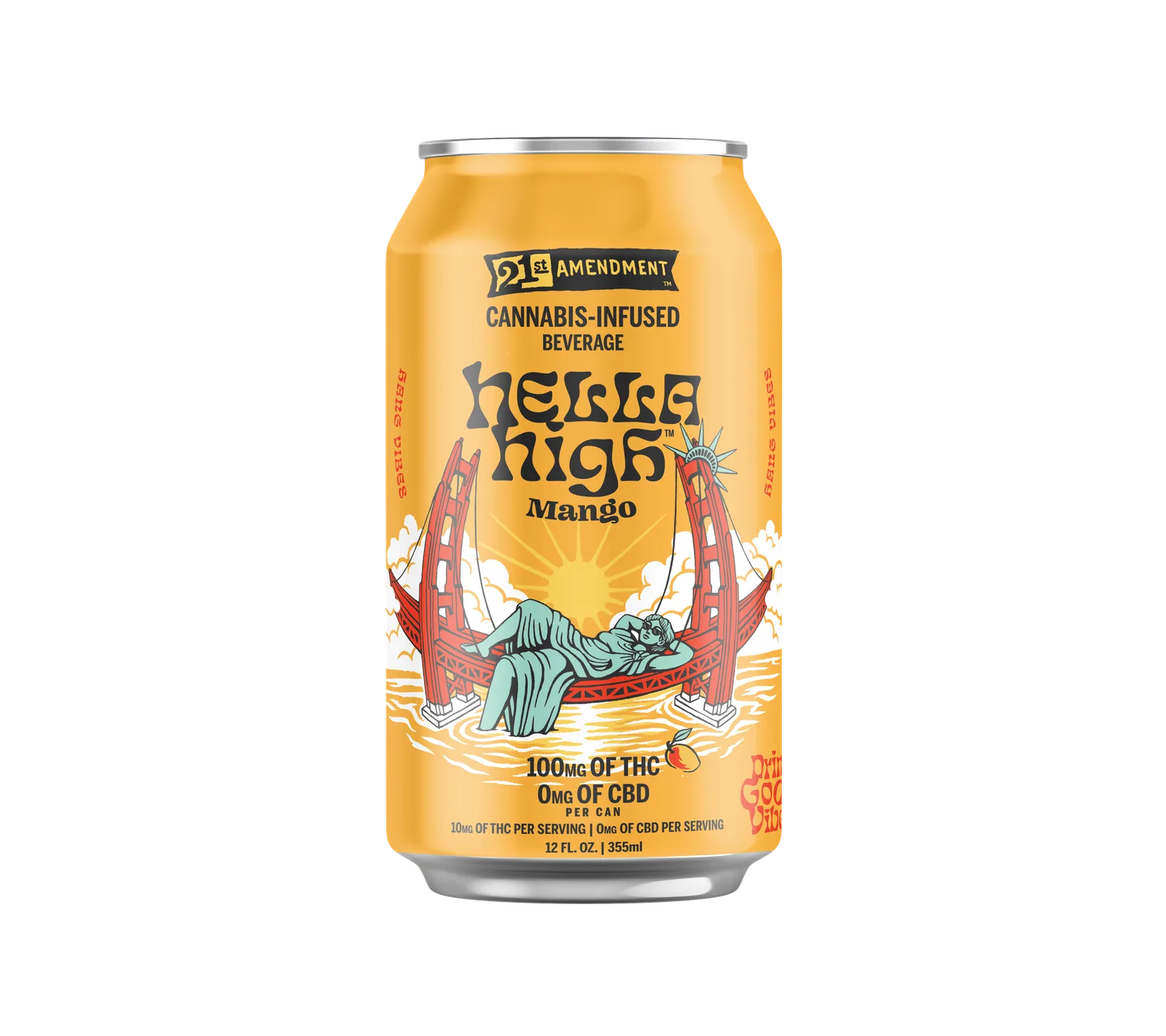 21st Amendment - Hella High Mango 100mg